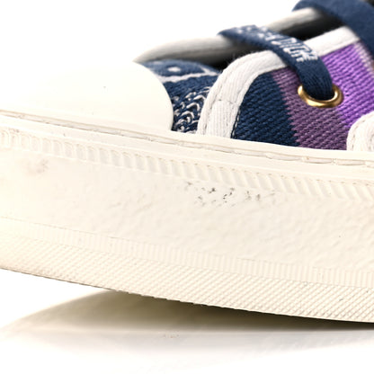 Christian Dior Canvas Rainbow Embroidered Womens Walk'N'Dior Low Top Sneakers 39.5 Multicolor 13 of 15