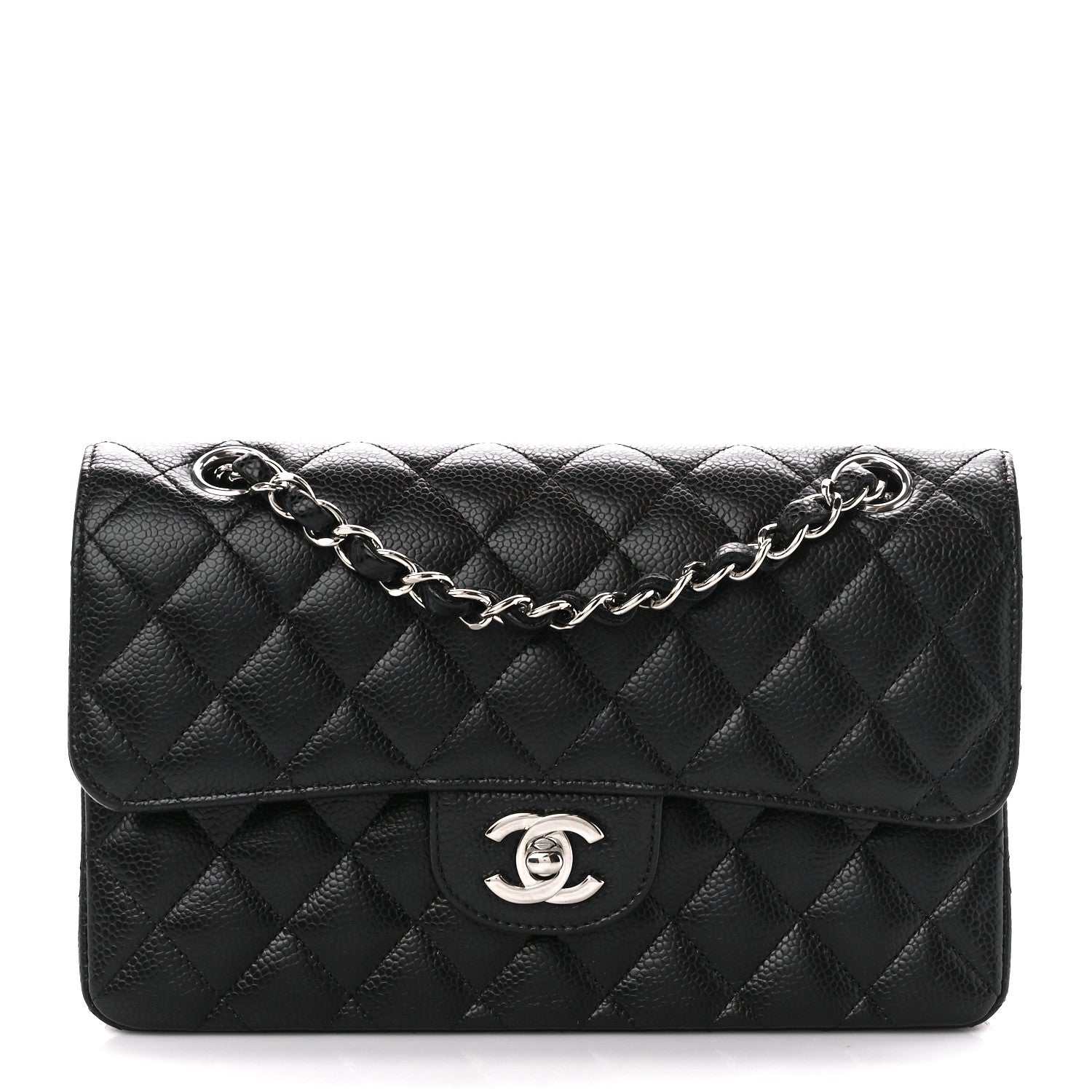 Chanel Caviar Quilted Small Double Flap Black 1 of 13