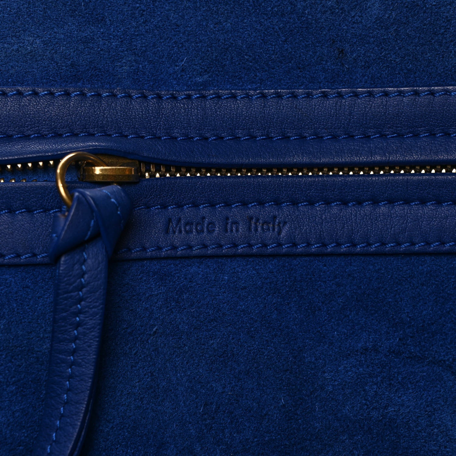 Celine Supple Calfskin Medium Phantom Luggage Indigo 7 of 12