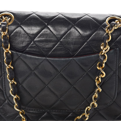 Chanel Lambskin Quilted Mini Square Flap Black 12 of 16