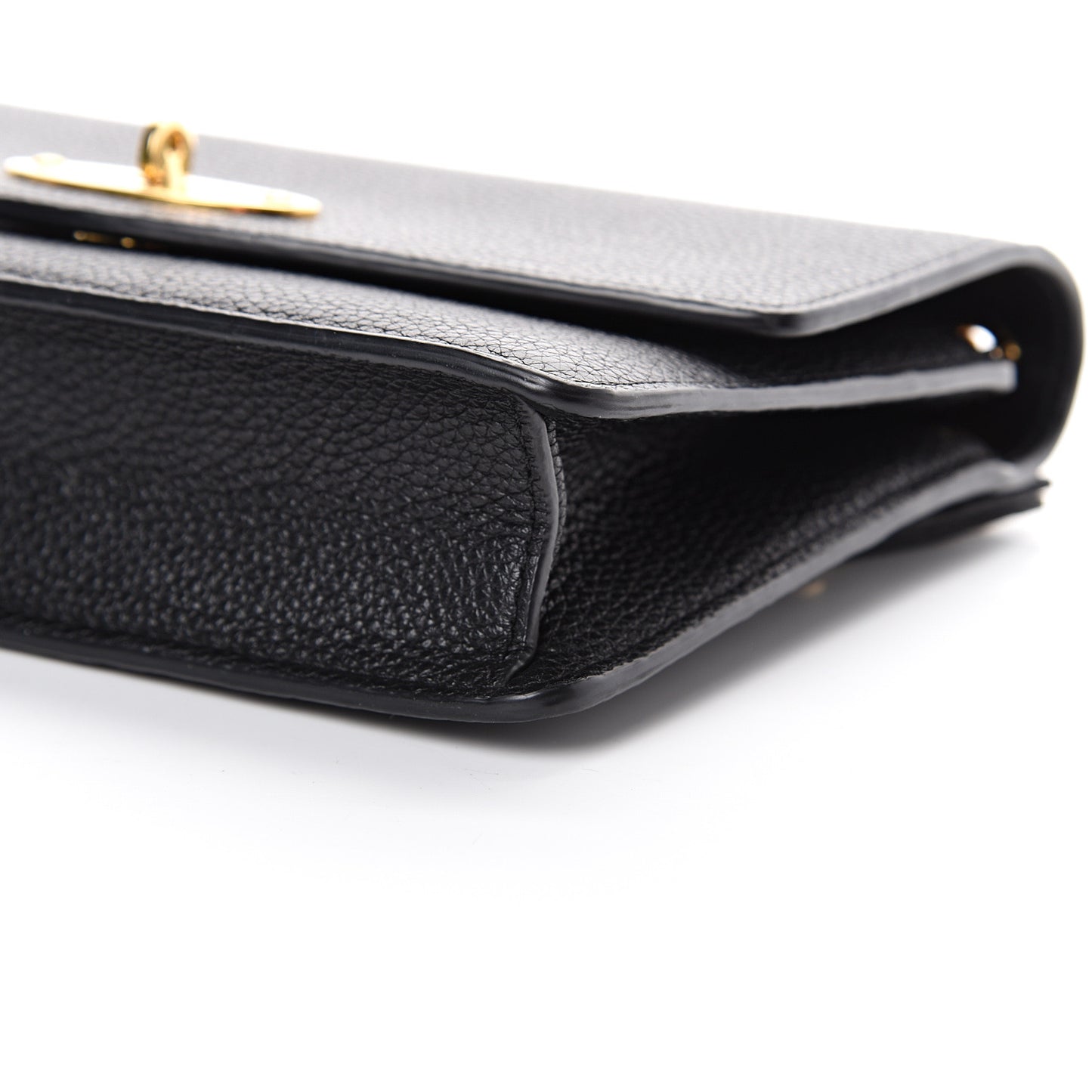 Small Classic Grain Calfskin Small Darley Black