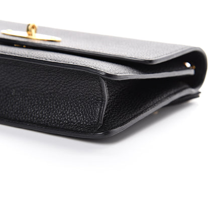 Mulberry Small Classic Grain Calfskin Small Darley Black 13 of 15