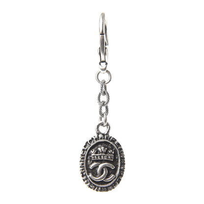 Chanel CC Key Chain Silver 2 of 2