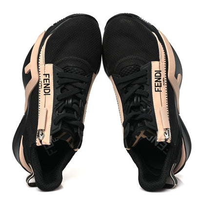 Fendi Nylon Suede Lycra Fendi Flow Low Top Sneakers 36 Black 2 of 9