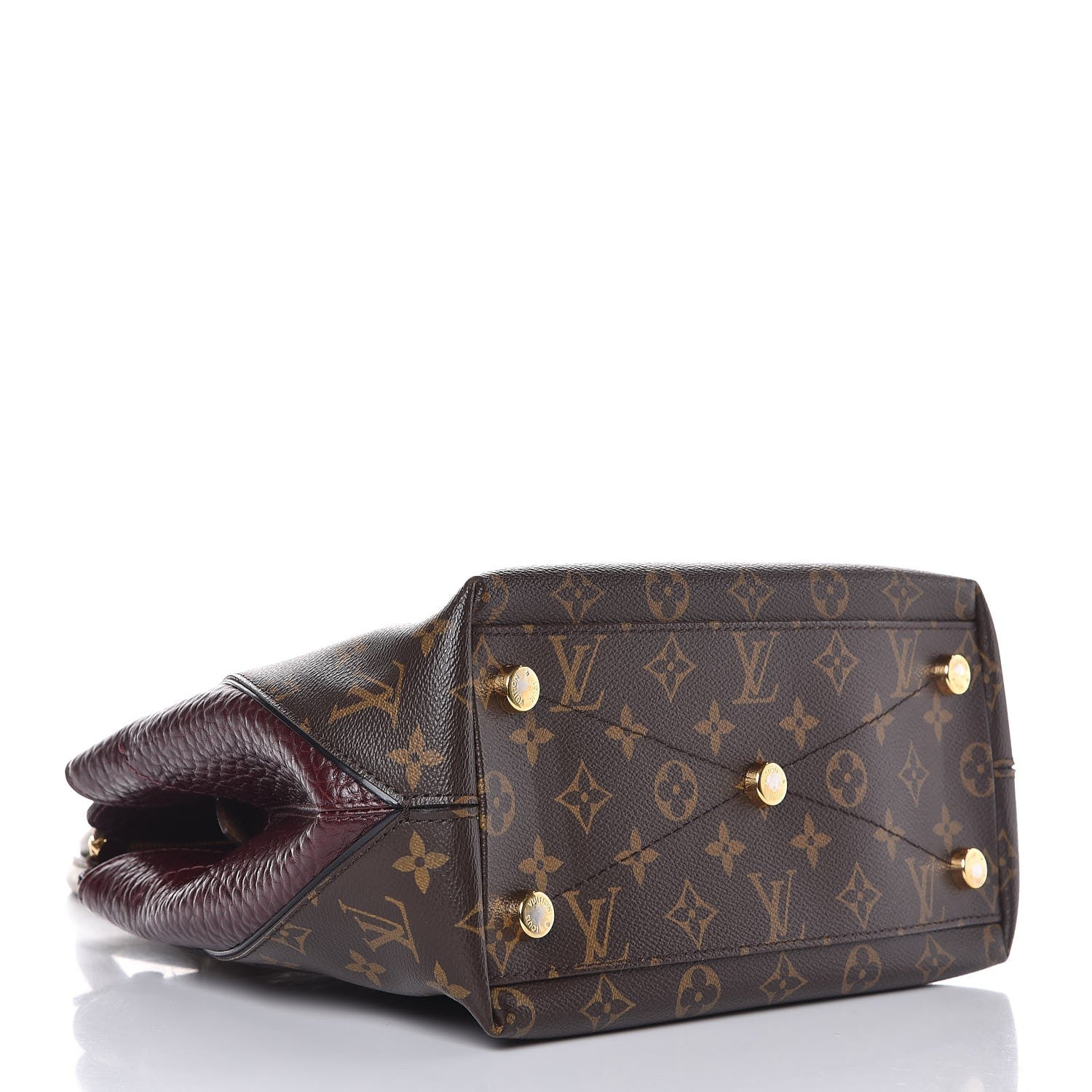 Louis Vuitton Monogram Ostrich Python Majestueux PM Bordeaux 4 of 9