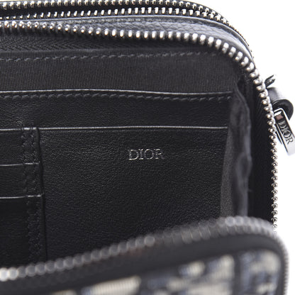 Christian Dior Oblique Pouch Navy Blue 6 of 11