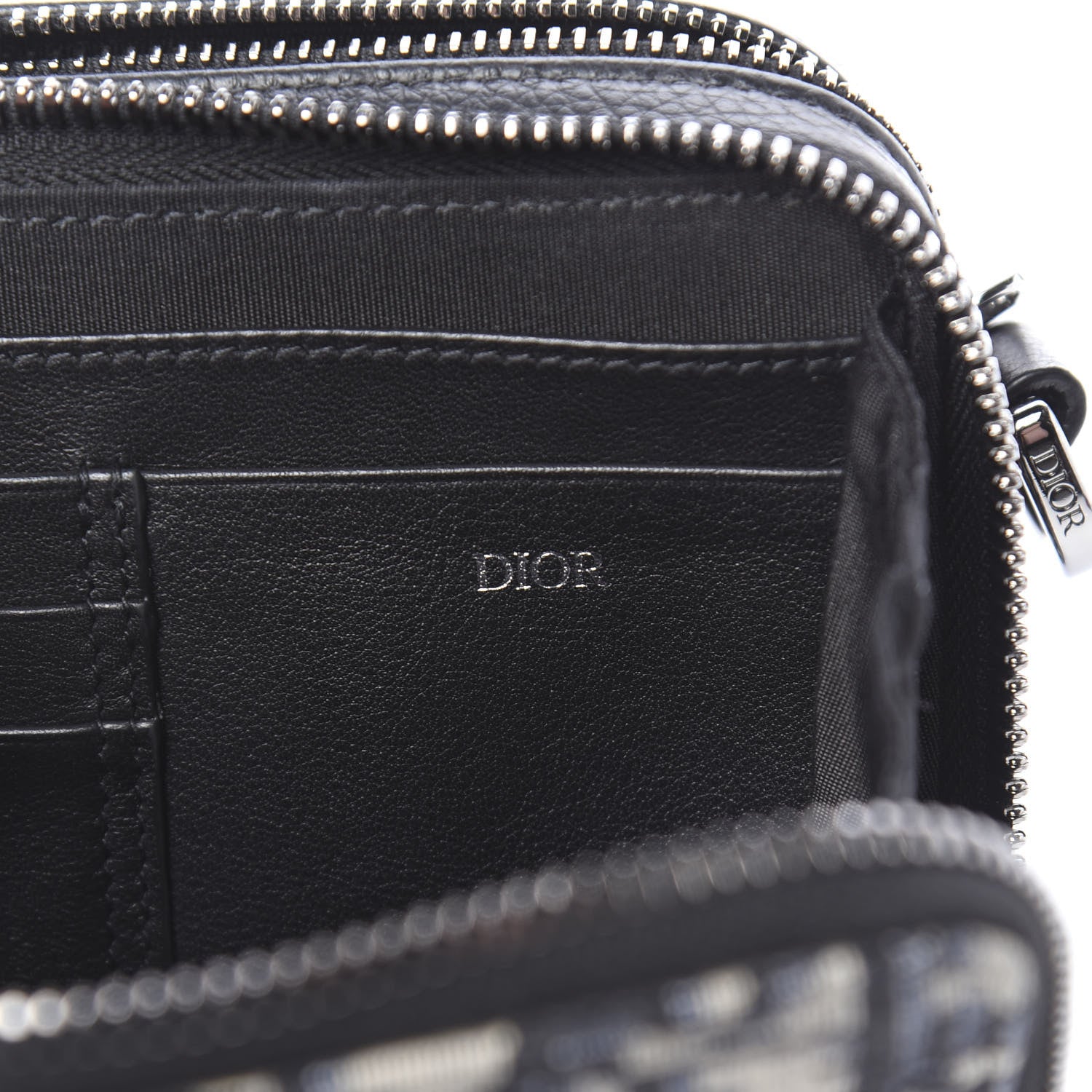 Christian Dior Oblique Pouch Navy Blue 6 of 11