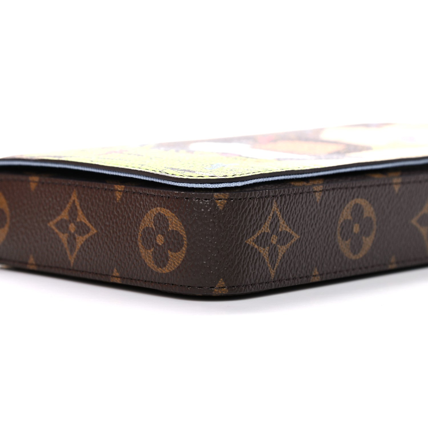 Louis Vuitton Monogram 2021 Christmas Animation China Wall Pochette Felicie Chain Wallet Myosotis Blue 8 of 12