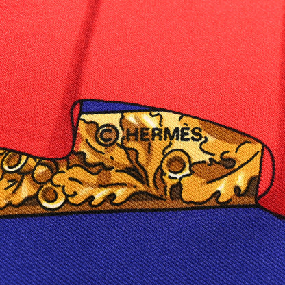 Hermes Silk Souvenirs De Paris Scarf 90 4 of 8
