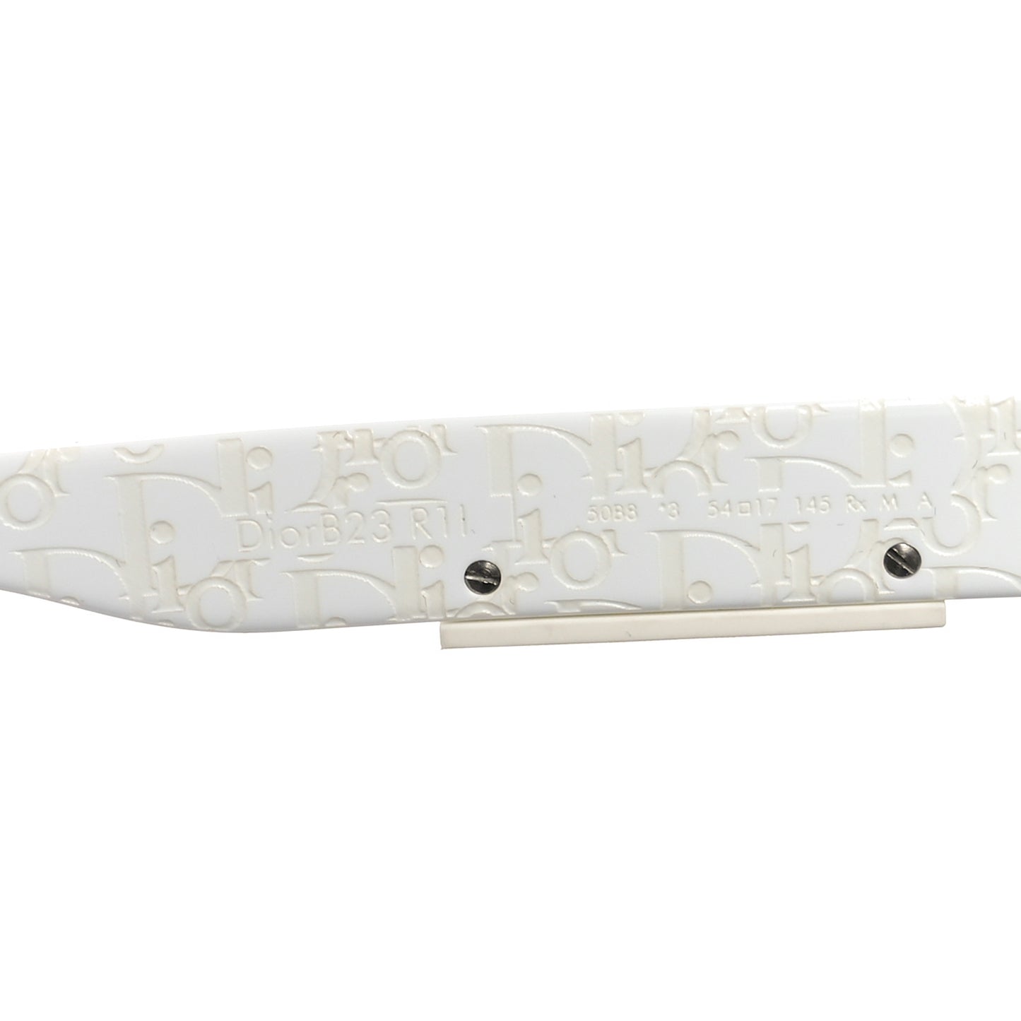 Acetate DiorB23 R1I Oblique Sunglasses White
