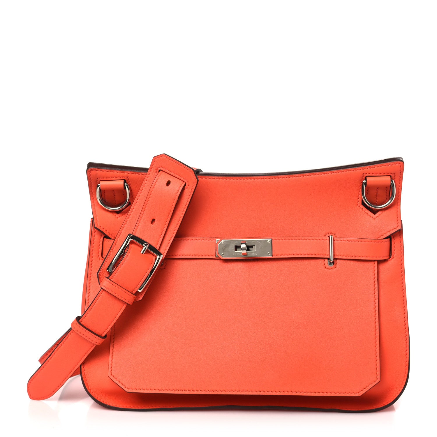 Hermes Swift Jypsiere 28 Orange Poppy 1 of 13