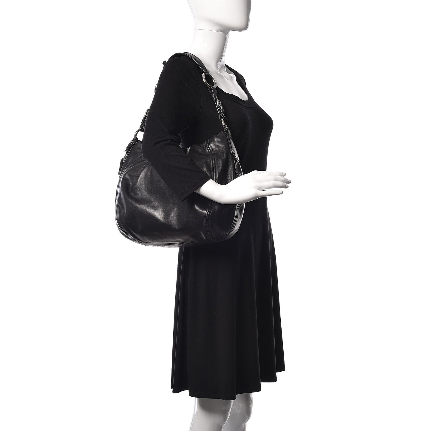 Soft Calf Hobo Black