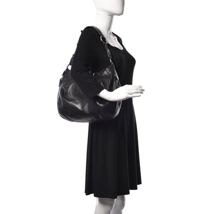 Prada Soft Calf Hobo Black 2 of 14