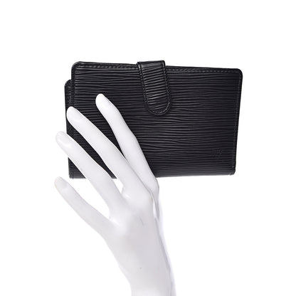 Louis Vuitton Epi French Purse Wallet Black 2 of 8