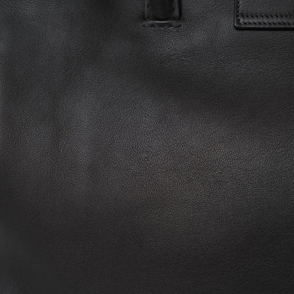 Saint Laurent Calfskin Crocodile Embossed Small Monogram Downtown Cabas Earth 16 of 20
