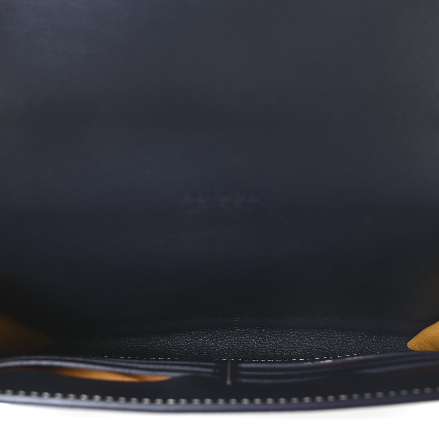 Goyardine Calfskin Chypre Wallet Pouch Navy