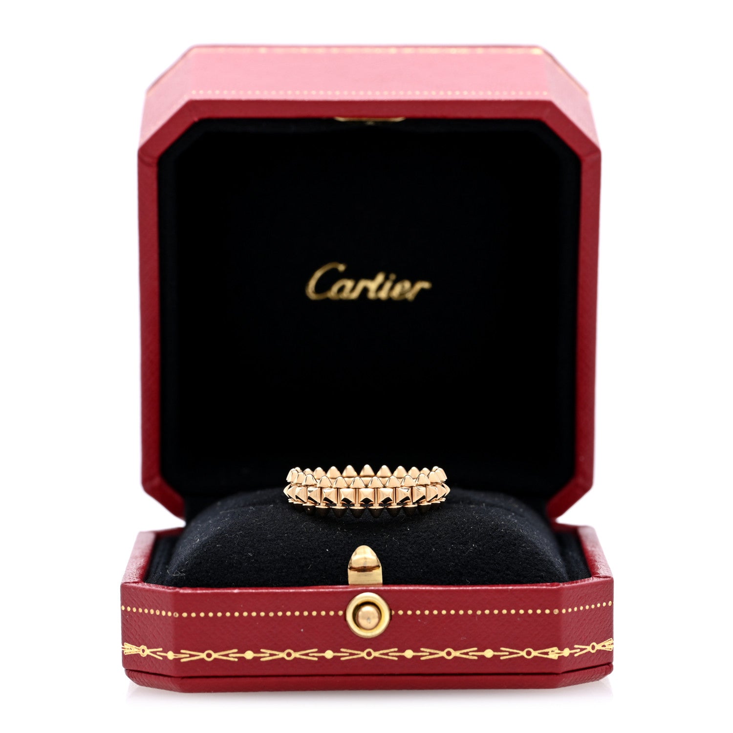 Cartier 18K Pink Gold SM Clash De Cartier Ring 60 9 5 of 5