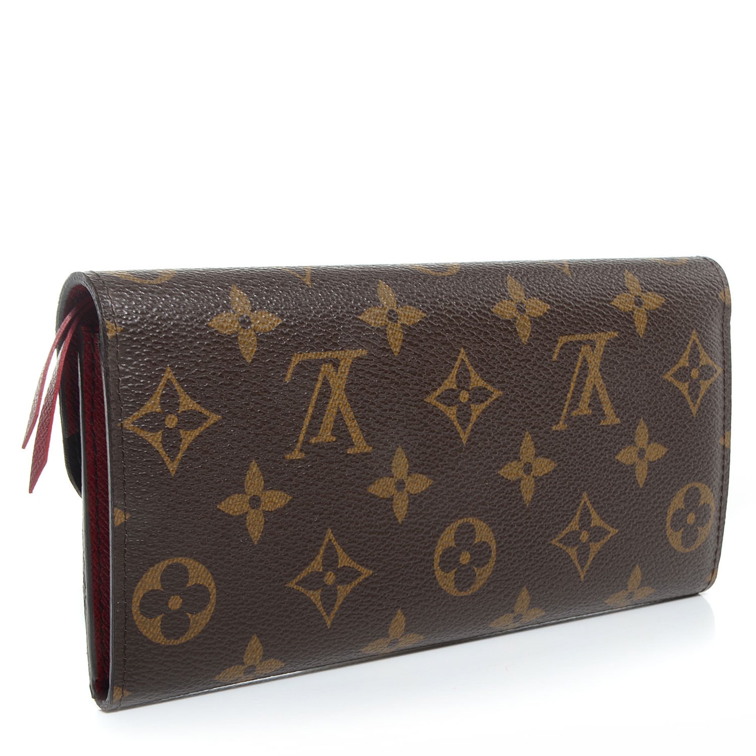 Louis Vuitton Monogram Emilie Wallet Red 3 of 8