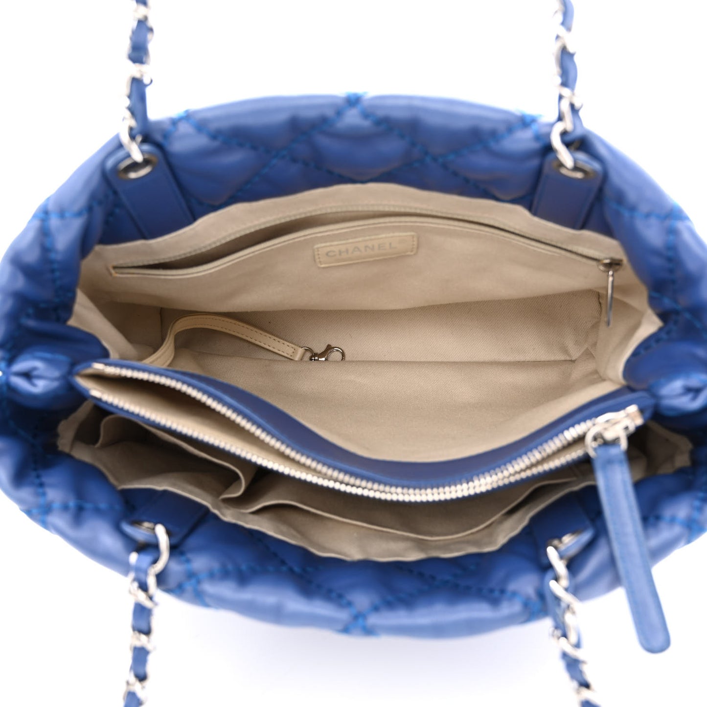 Calfskin Love Me Tender Small Tote Blue