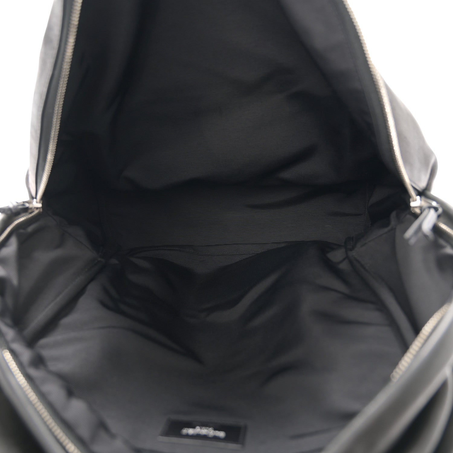 Saint Laurent Calfskin Multi Zipper City Backpack Black 5 of 10