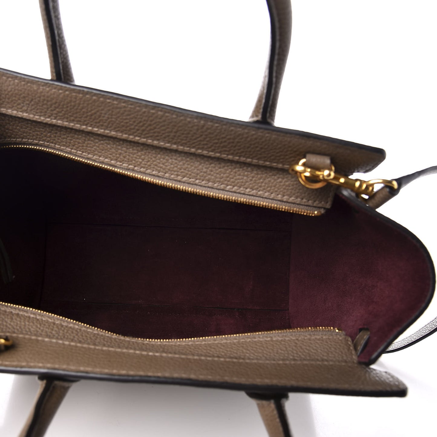 Small Classic Grain Mini Zipped Bayswater Clay