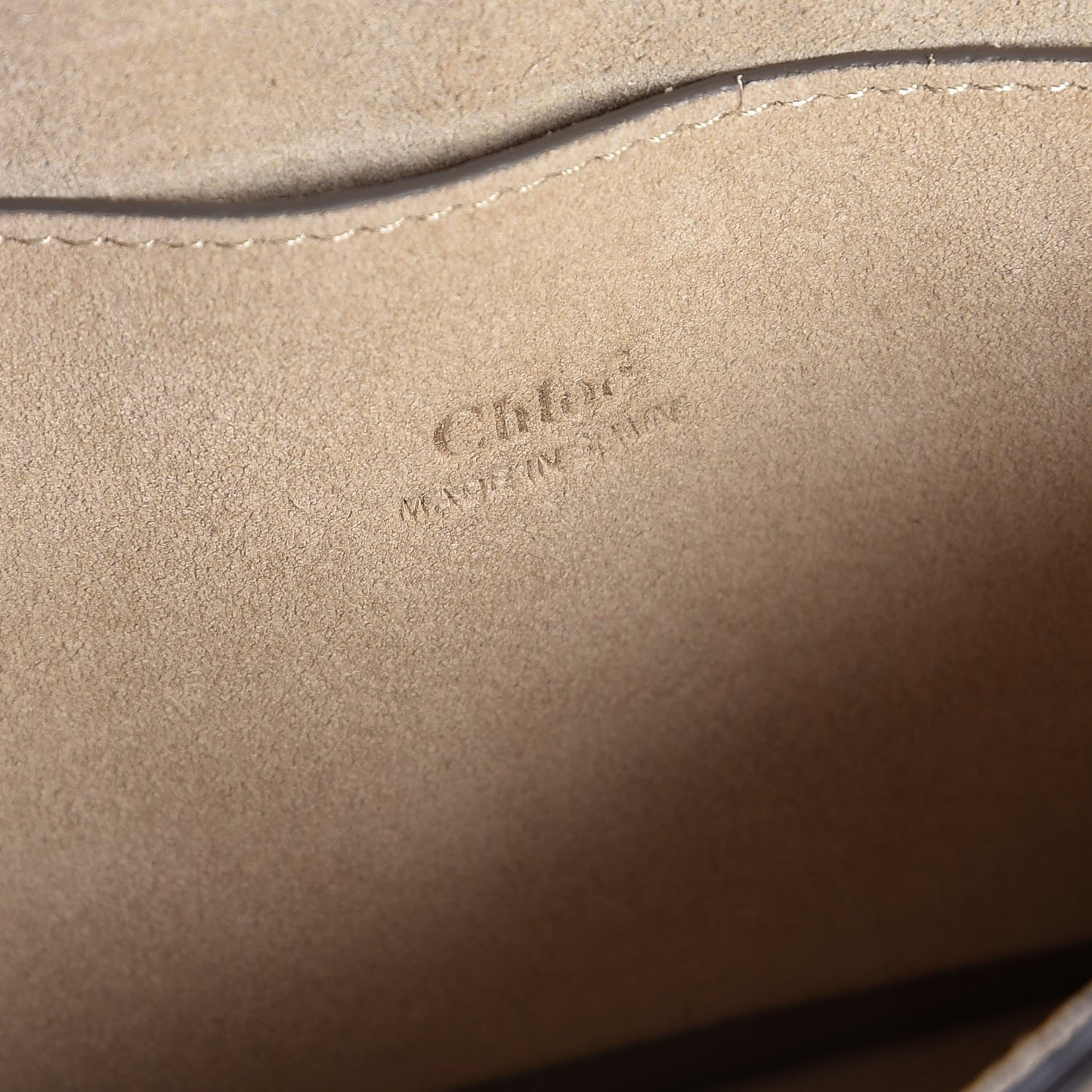 Suede Calfskin Small Faye Shoulder Bag Tobacco