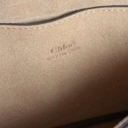 Chloe Suede Calfskin Small Faye Shoulder Bag Tobacco 6 of 7