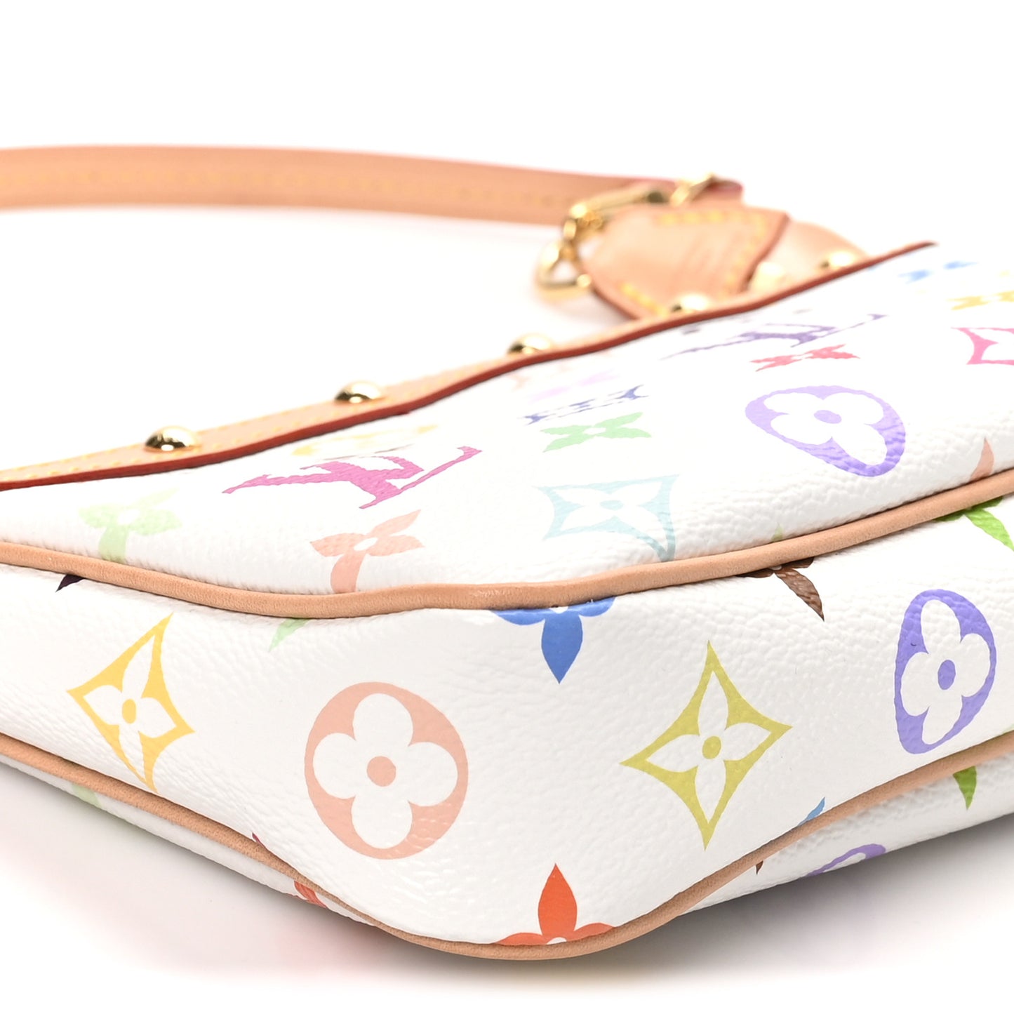 LV X TM Monogram Multicolor Pochette Accessories White