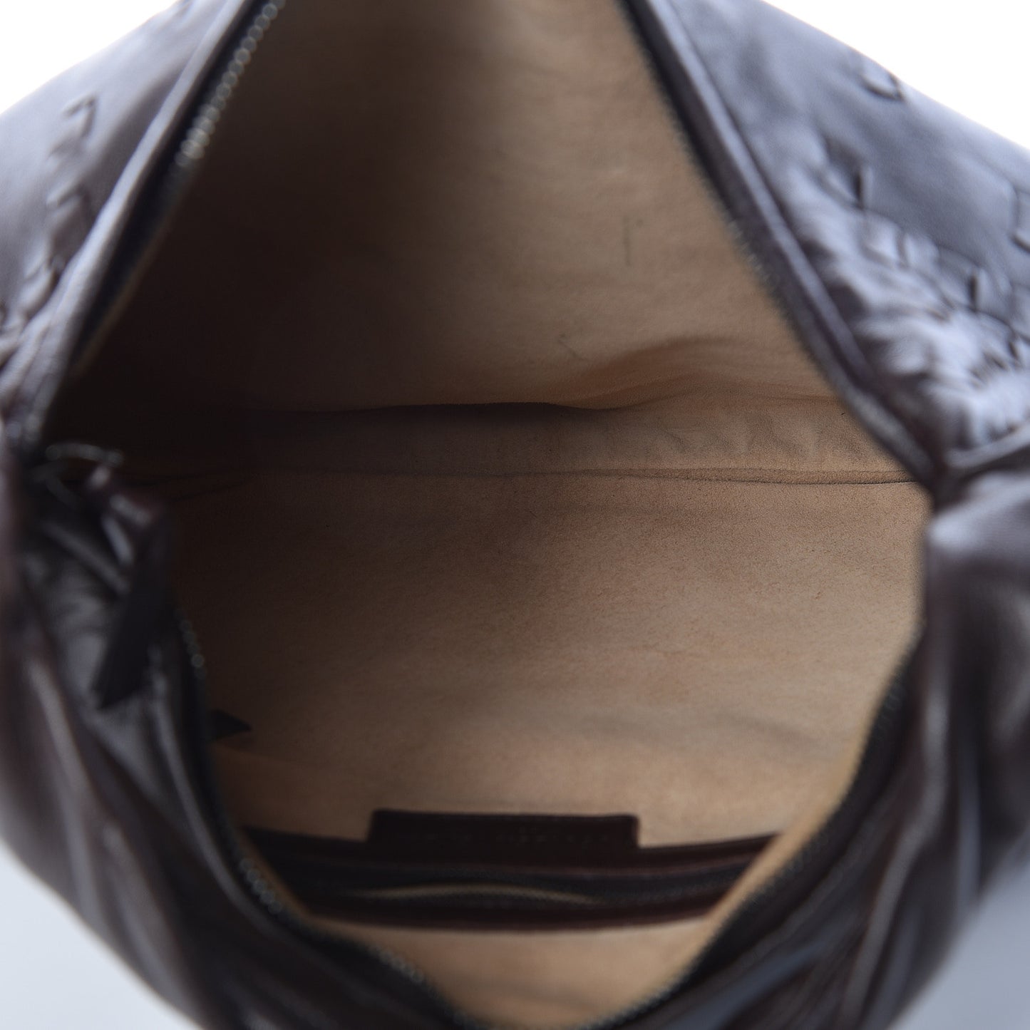 Nappa Intrecciato Medium Veneta Hobo Ebano