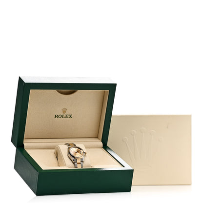Rolex Stainless Steel 18K Yellow Gold 31mm Oyster Perpetual Datejust Watch Champagne 278273 5 of 5