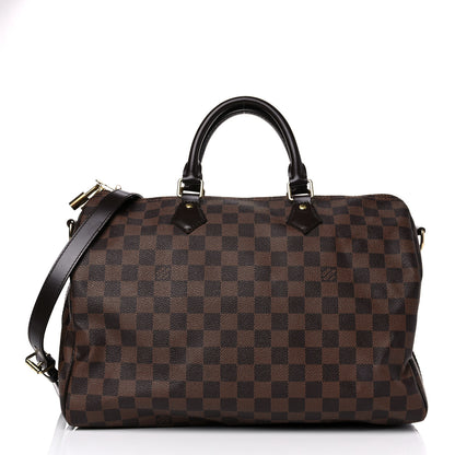 Louis Vuitton Damier Ebene Speedy Bandouliere 35 1 of 22