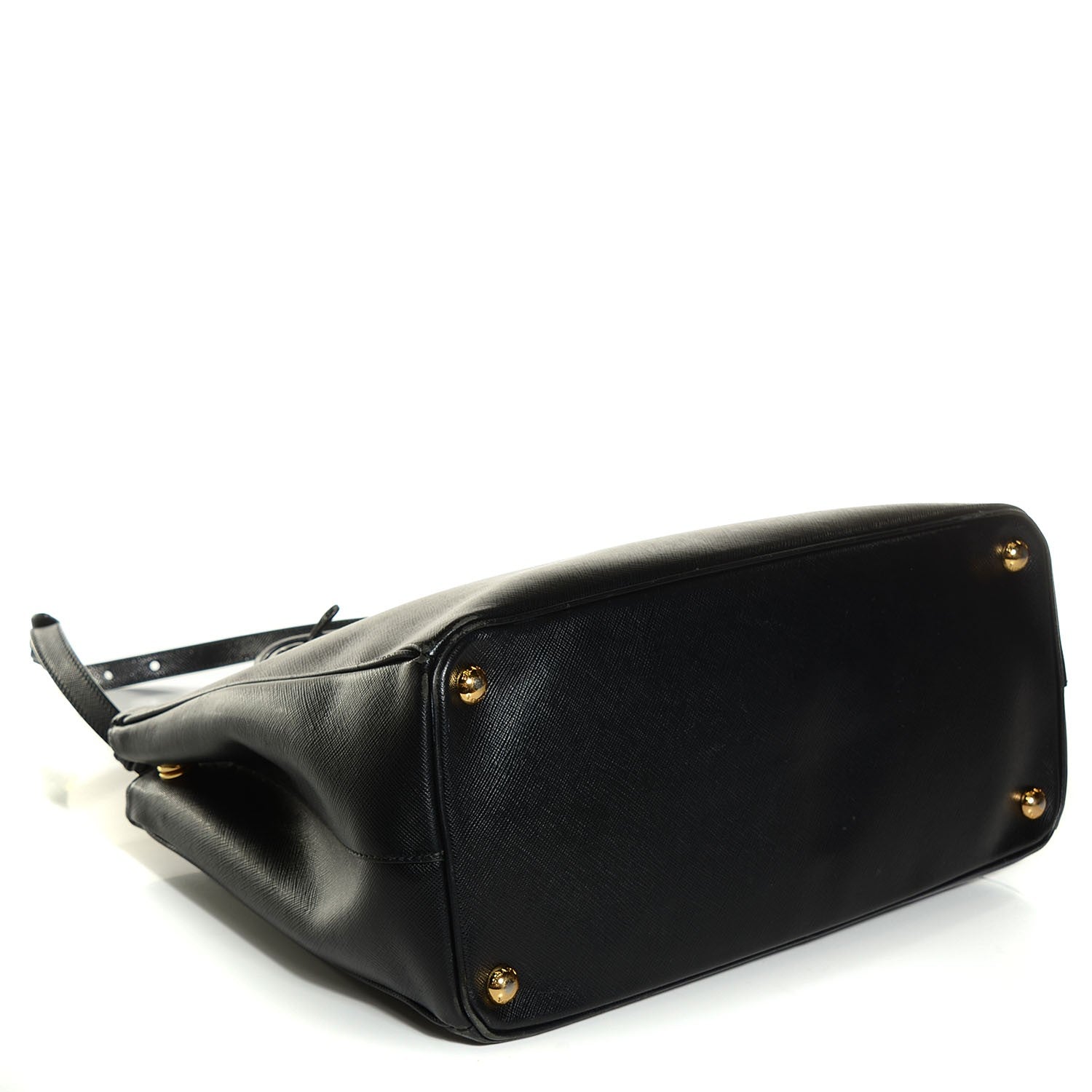 Prada Saffiano Lux Medium Double Zip Tote Nero Black 4 of 10