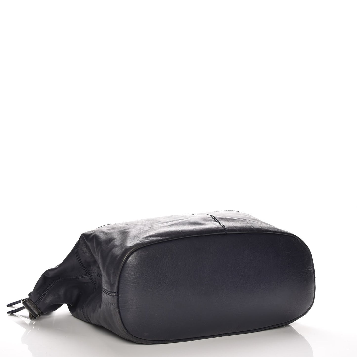 Calfskin Star Embossed Studded Medium Nightingale Navy