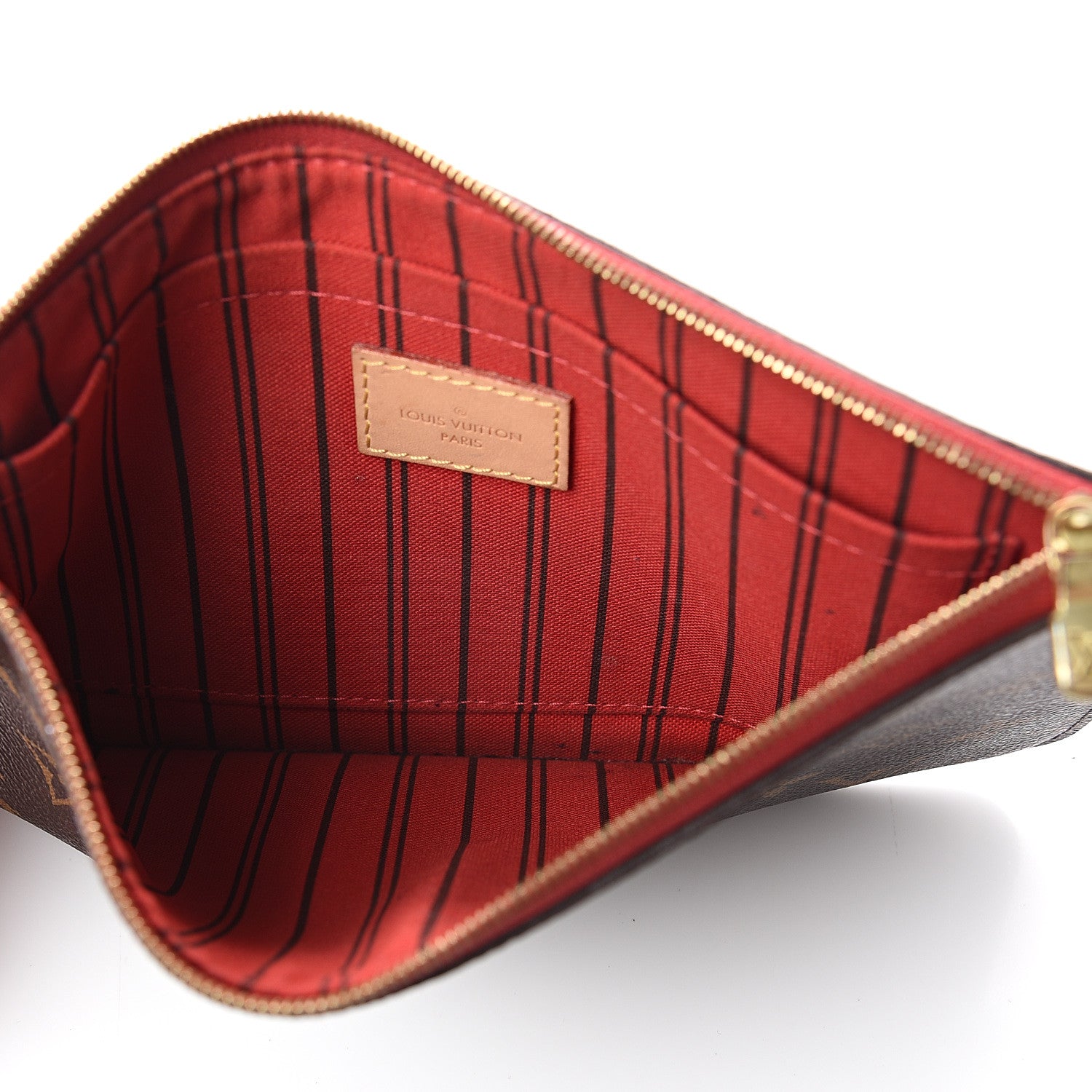 Louis Vuitton Monogram Neverfull MM GM Pochette Cherry 5 of 6