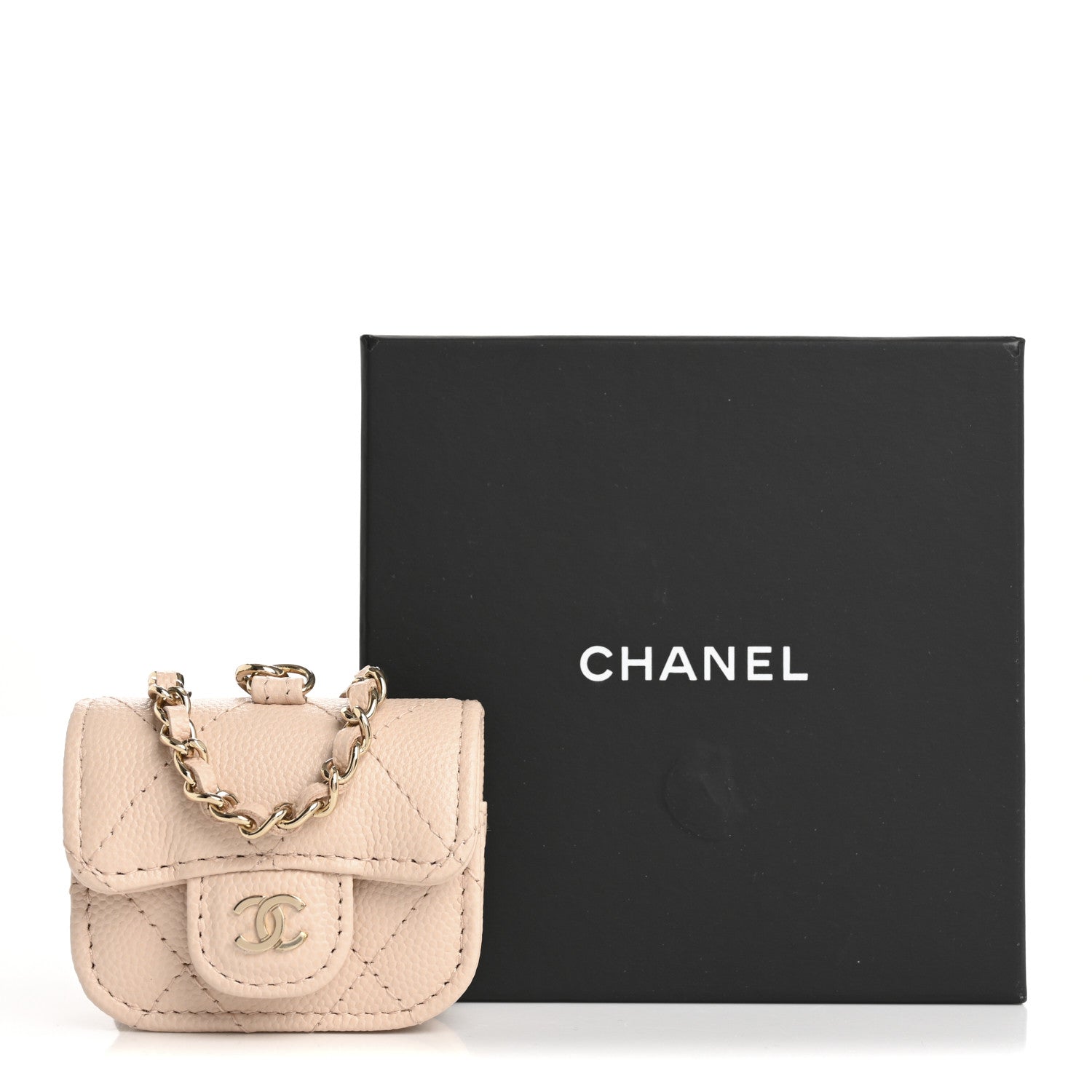 Chanel Caviar Quilted Airpods Pro Case Light Pink 11 of 11