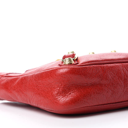 Balenciaga Agneau Giant 12 Gold Hardware Hip Rouge Lipstick 6 of 10