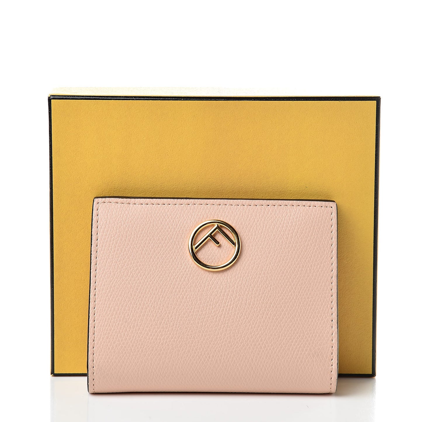 Vitello Cruise F is Fendi Compact Bi-fold Wallet Light Rose