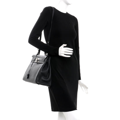 Hermes Togo Kelly Retourne 35 Black 2 of 31