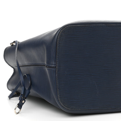 Louis Vuitton Epi Neverfull MM Indigo 9 of 14