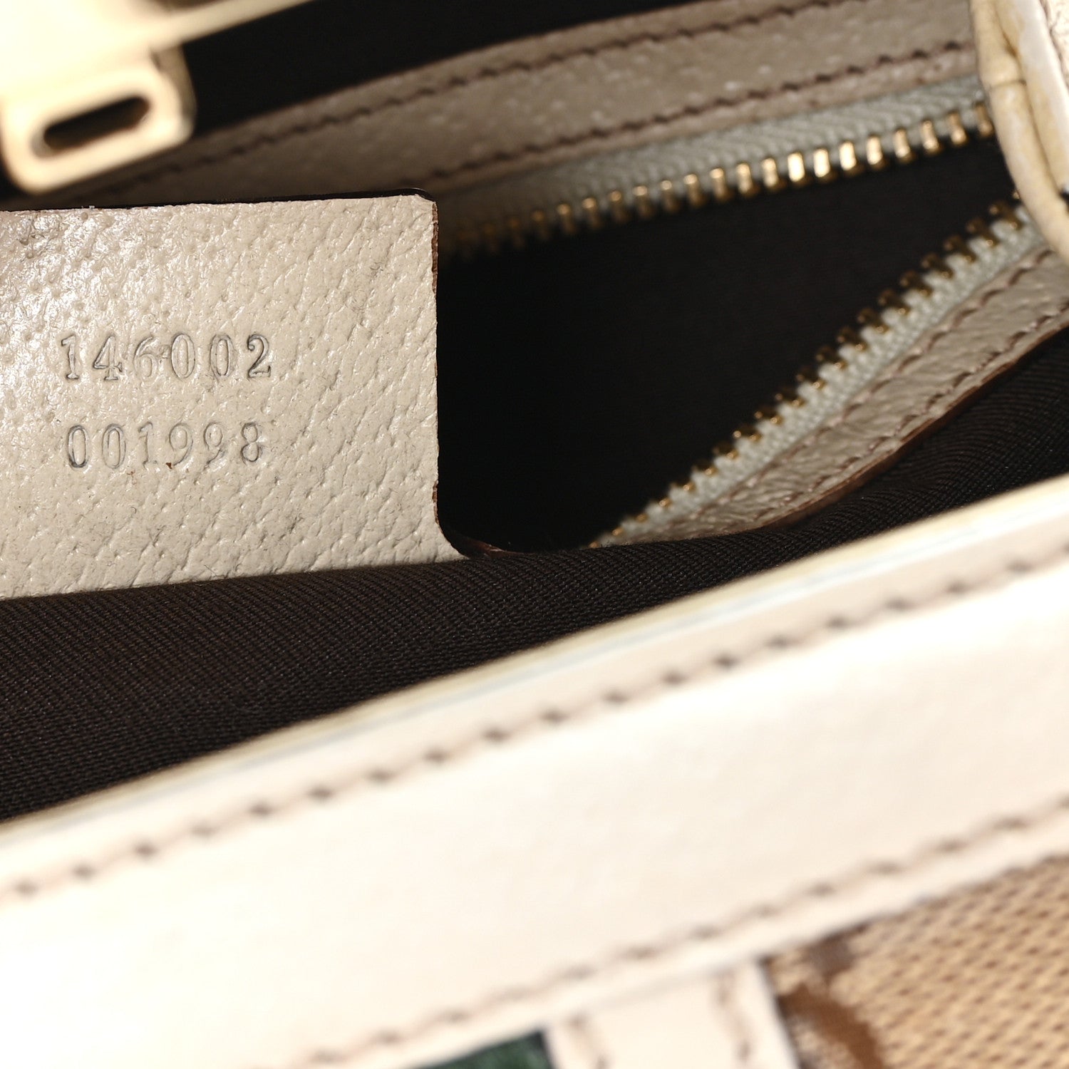 Gucci Monogram Web Treasure Boston Tote Off White 7 of 10