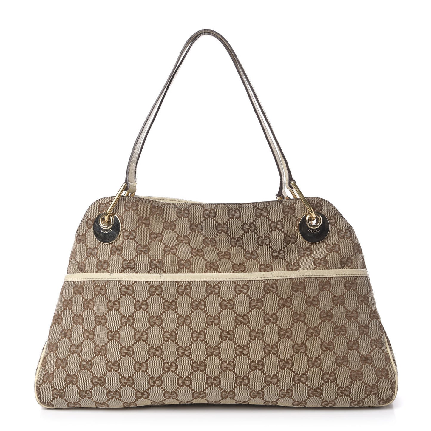 Monogram Medium Eclipse Shoulder Bag Off White
