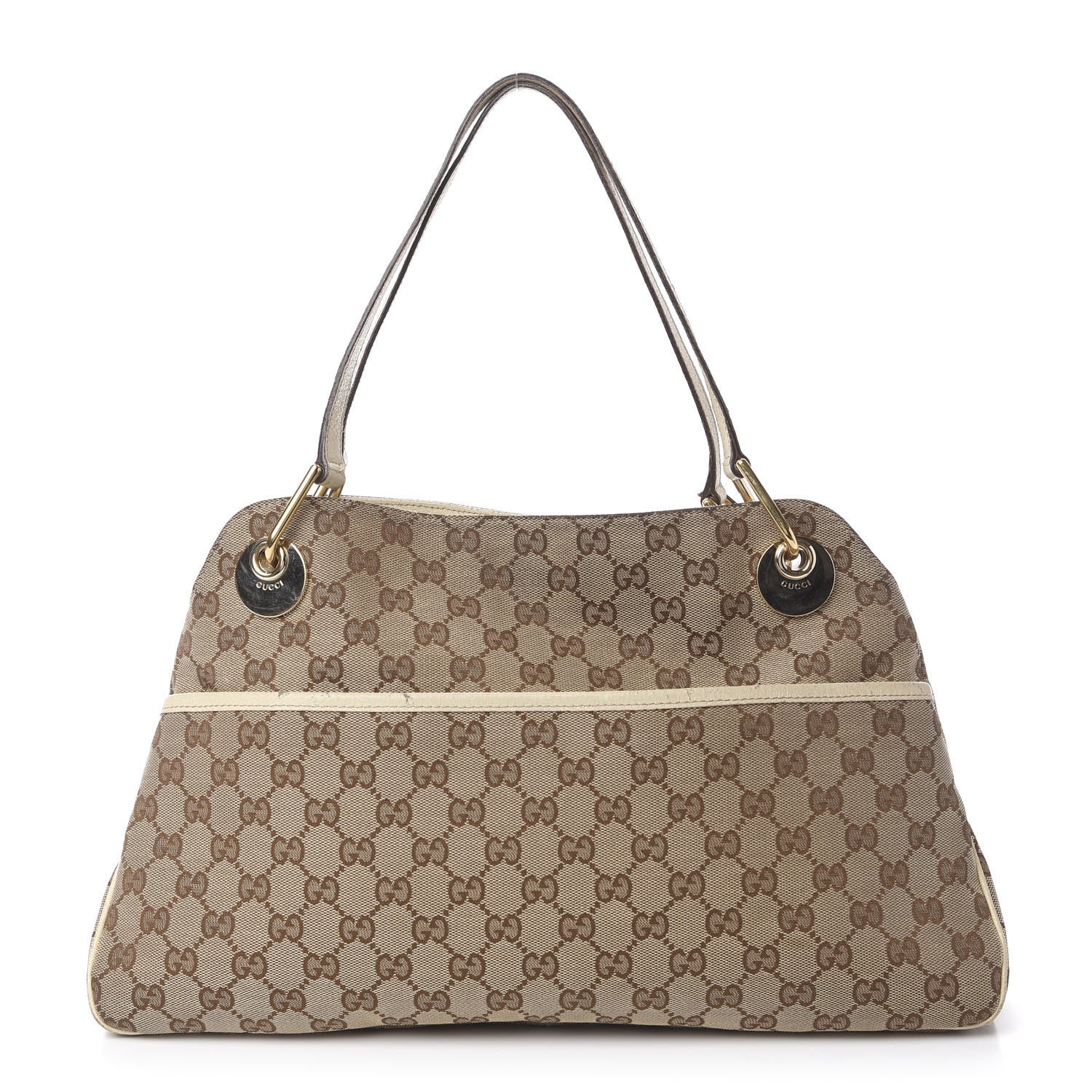 Gucci Monogram Medium Eclipse Shoulder Bag Off White 1 of 17