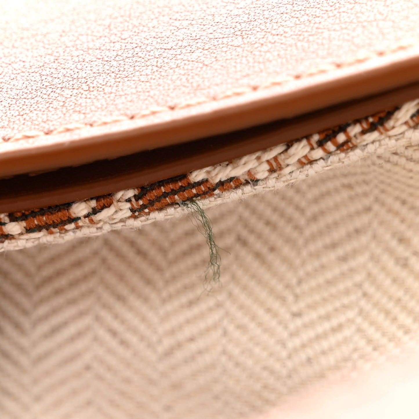 Jacquard Anagram Calfskin Small Luna Bag Tan Pecan