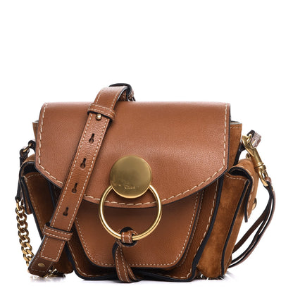 Chloe Calfskin Suede Small Jodie Camera Bag Caramel 1 of 7