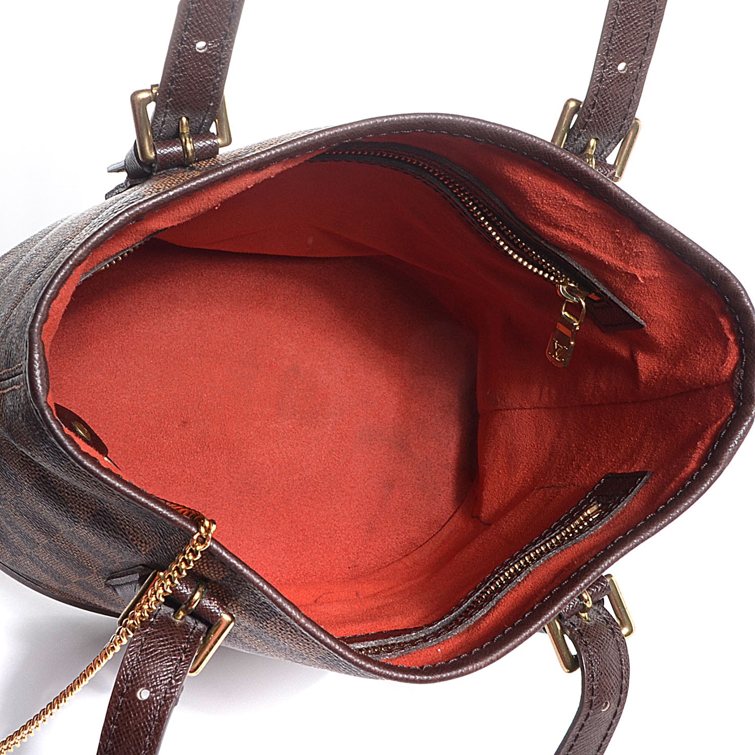 Louis Vuitton Damier Ebene Marais Bucket 23 6 of 8