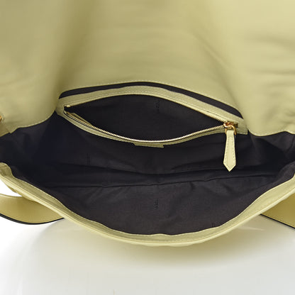 Fendi Nappa FF 1974 Embossed Large Baguette Banana 6 of 18