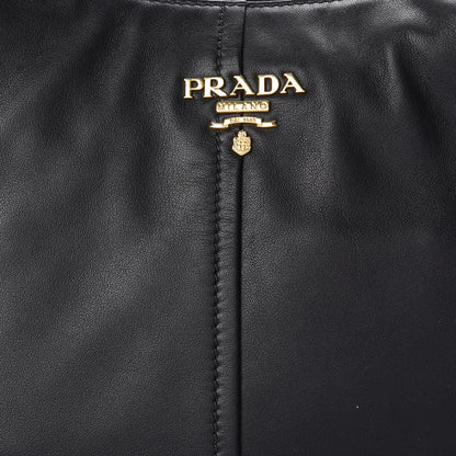Prada Soft Calfskin Hobo Black 9 of 12
