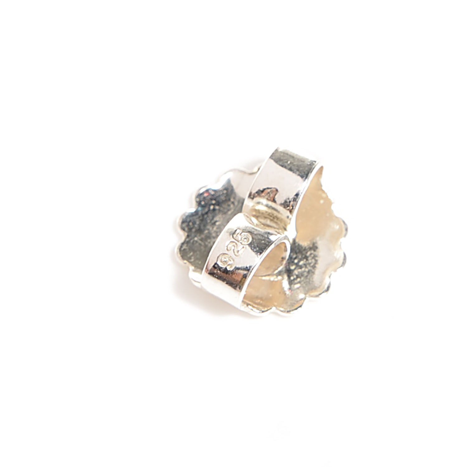 David Yurman Sterling Silver Diamond Prasiolite 7mm Petite Albion Earrings 5 of 6