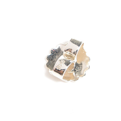 David Yurman Sterling Silver Diamond Prasiolite 7mm Petite Albion Earrings 5 of 6