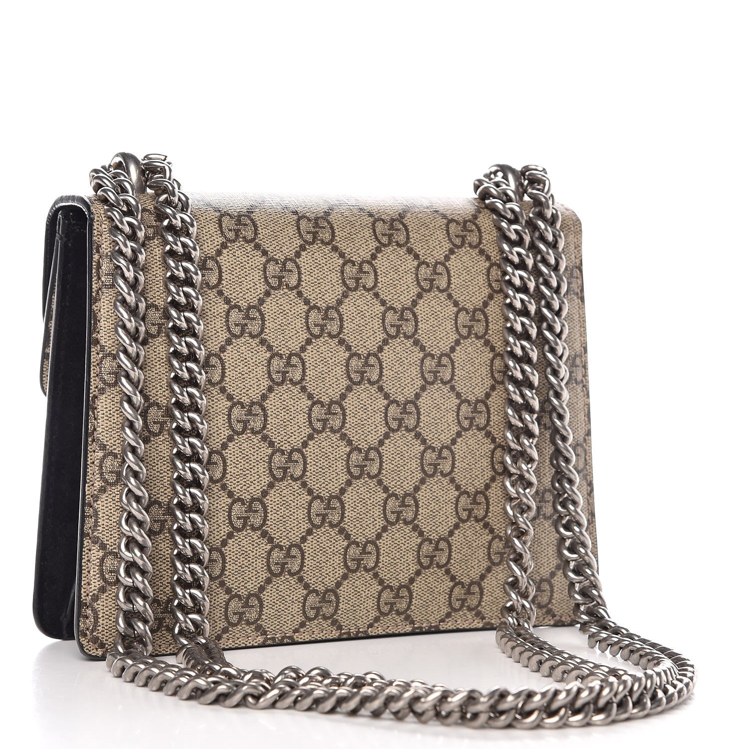 Gucci GG Supreme Monogram Mini Dionysus Shoulder Bag Black 3 of 8